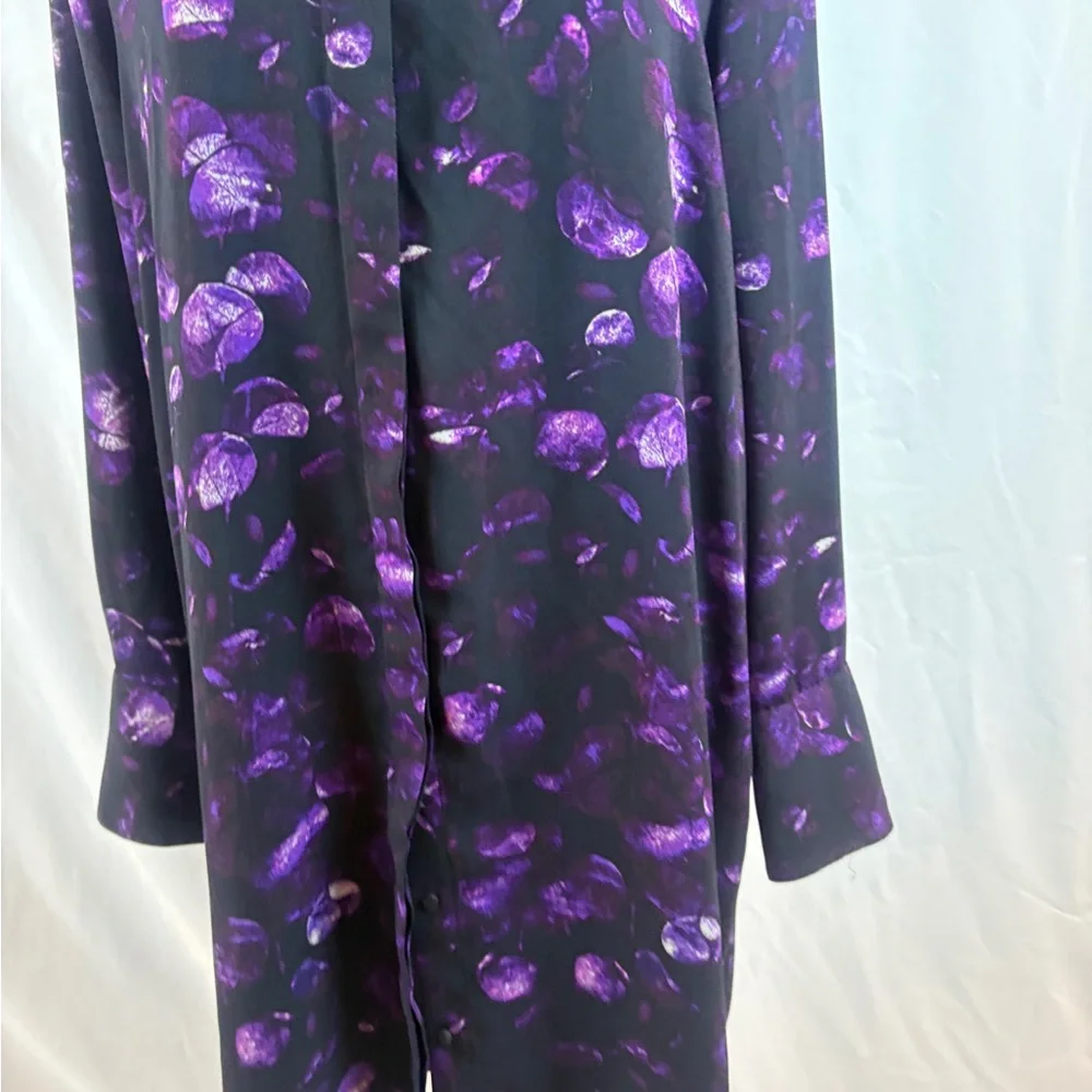 Prologue‎ Long Sleeve Dress in Black and Purple